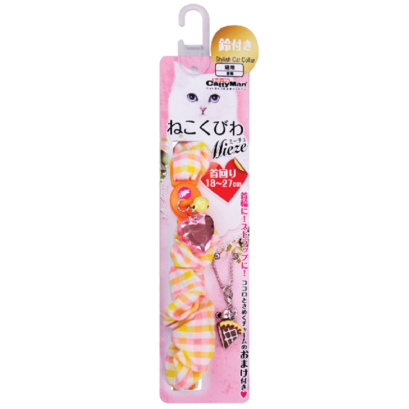 DM-88382 Stylish Cat Collar - Gingham Srunchy - CattyMan - Noble Advance Noble Advance Pets