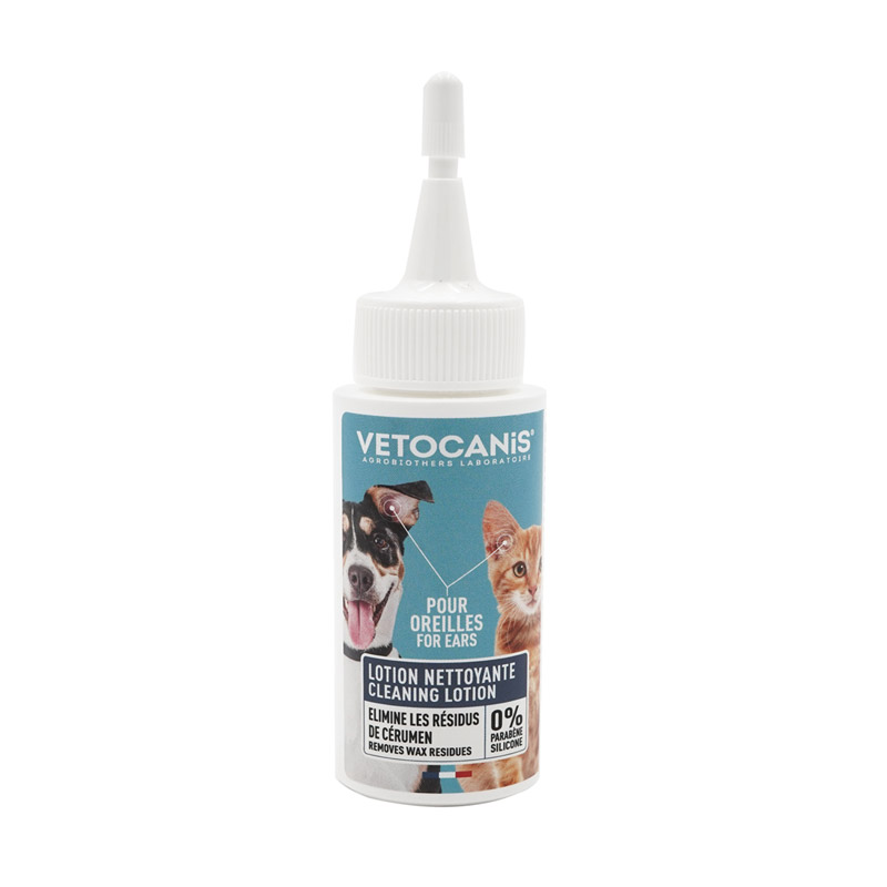 DOGCAT EAR LOTION 60ML - Aime Bone Appetit - Adec Distribution Pte Ltd Vetocanis Ear-Cleansing Lotion for Cats and Dogs - Image 1