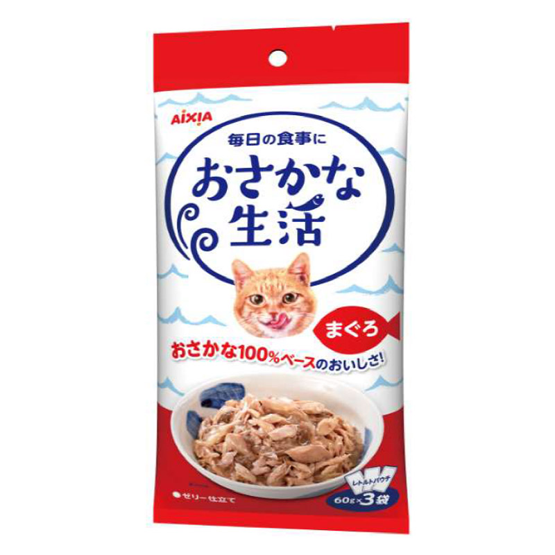 Fish Life - Tuna 60g x 3 - Aixia - Reinbiotech Reinbiotech