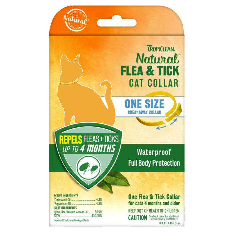 76 Tropiclean Natural Flea & Tick Cat Collar - Image 1