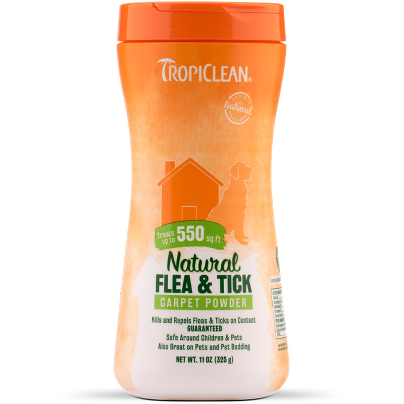 Natural Flea & Tick Carpet & Pet Powder - TropiClean Natural Flea & Tick Carpet & Pet Powder - TropiClean