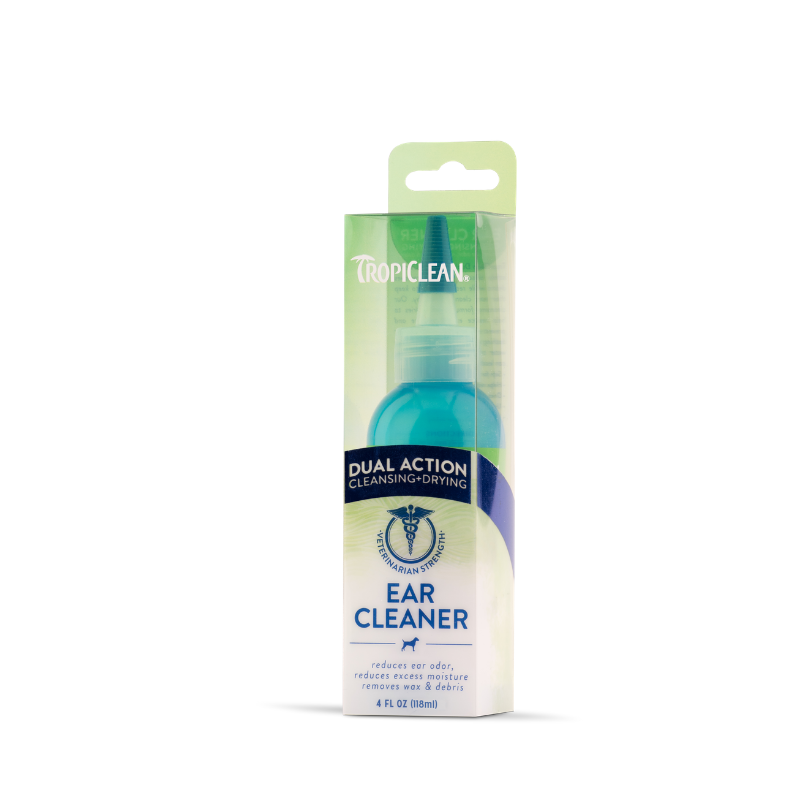 TROP-DAEAR dual action ear cleanser Tropiclean Dual Action Pet Ear Cleaner - Image 1
