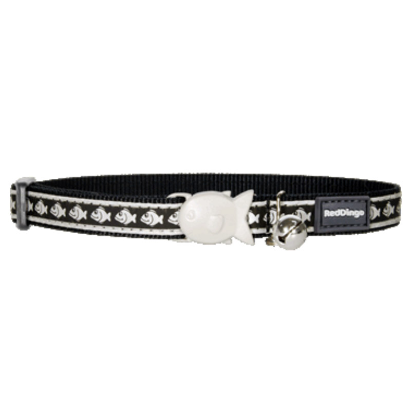 Black Cat Reflective Collar - Red Dingo - Silversky Red Dingo