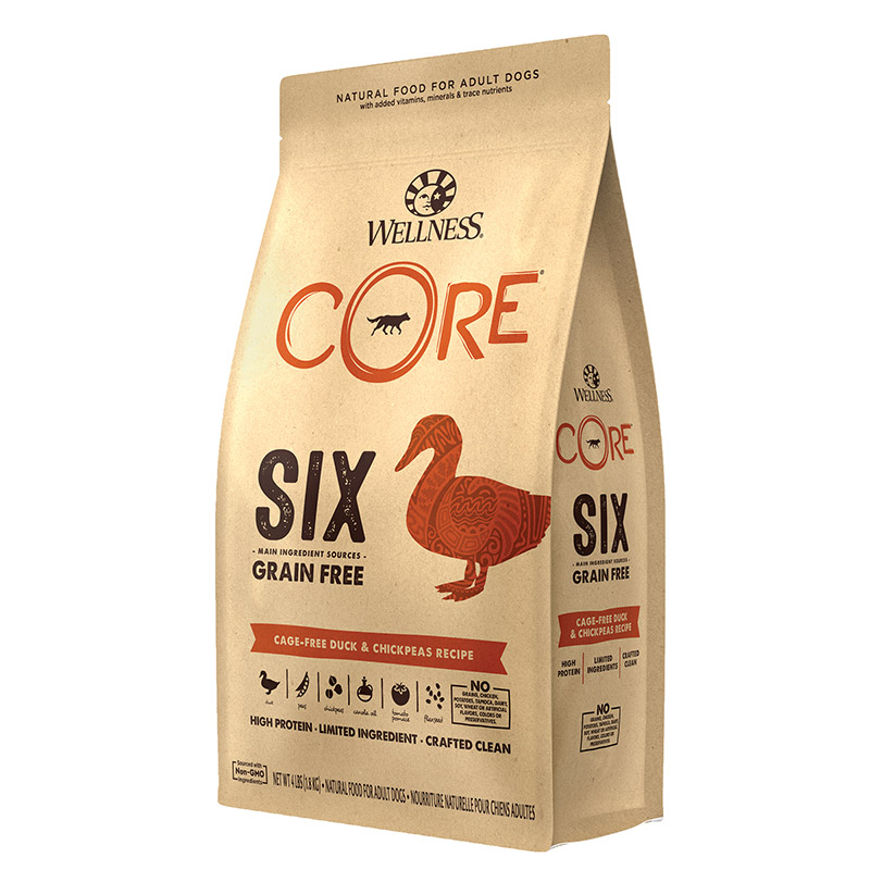 WN-CORESIXDUCK4 WN-CORESIXDUCK22 CORE Six Grain-Free - Duck & Chickpeas Recipe 3 - Wellness - Silversky WN-CORESIXDUCK4 WN-CORESIXDUCK22 CORE Six Grain-Free - Duck & Chickpeas Recipe 3 - Wellness - Silversky