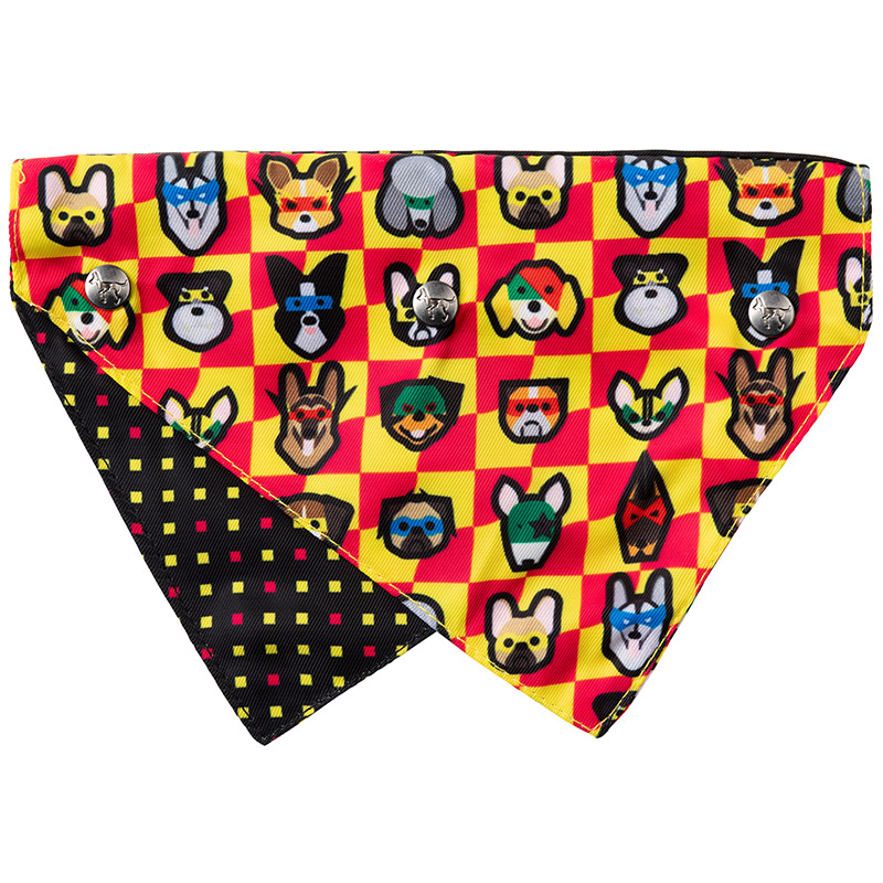 Doggoforce 1 Bandana - FuzzYard - Silversky FuzzYard Doggoforce Pet Bandana - Image 1