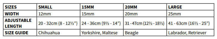 Lead Size - Red Dingo - Silversky Red Dingo