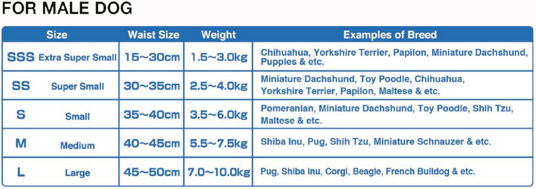 Size For Male - Unicharm - Silversky Unicharm
