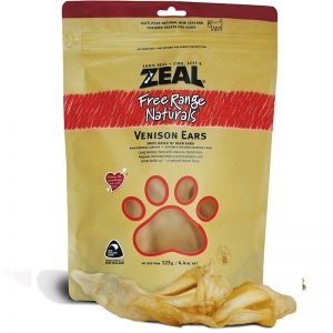 ZLVENE125 Venison Ears Dog Pouches - Zeal - Stellar Pets