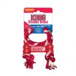 KONG Goodie Bone with Rope Classic Rubber Toys - Image 2