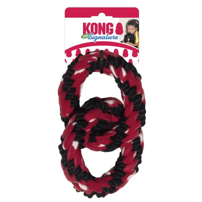 Signature Rope Double Ring Tug (2) - KONG - Roots Technologies Signature Rope Double Ring Tug (2) - KONG - Roots Technologies