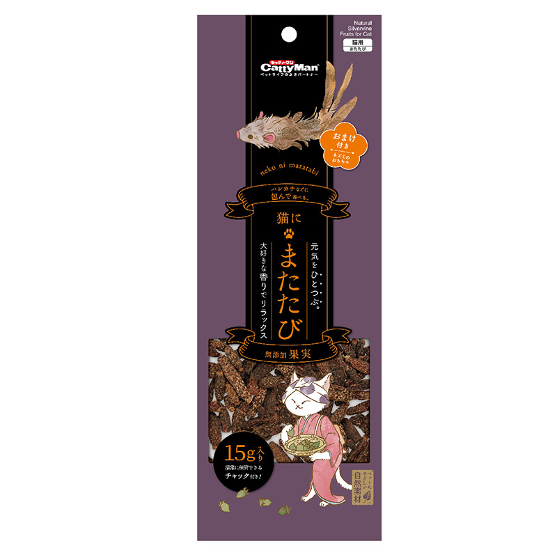 DM-84532 Natural Silvervine Gall Fruits 15g & Toy - Catty Man - Noble Advance DM-84532 Natural Silvervine Gall Fruits 15g & Toy - Catty Man - Noble Advance