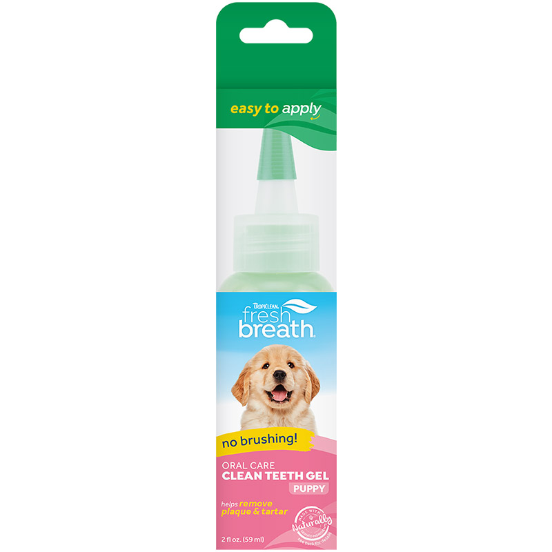 FB-GELPUP TropiClean Fresh Breath Clean Teeth Dental & Oral Care Gel for Puppies, 2oz TropiClean Fresh Breath Clean Teeth Dental & Oral Care Gel for Puppies - Image 1