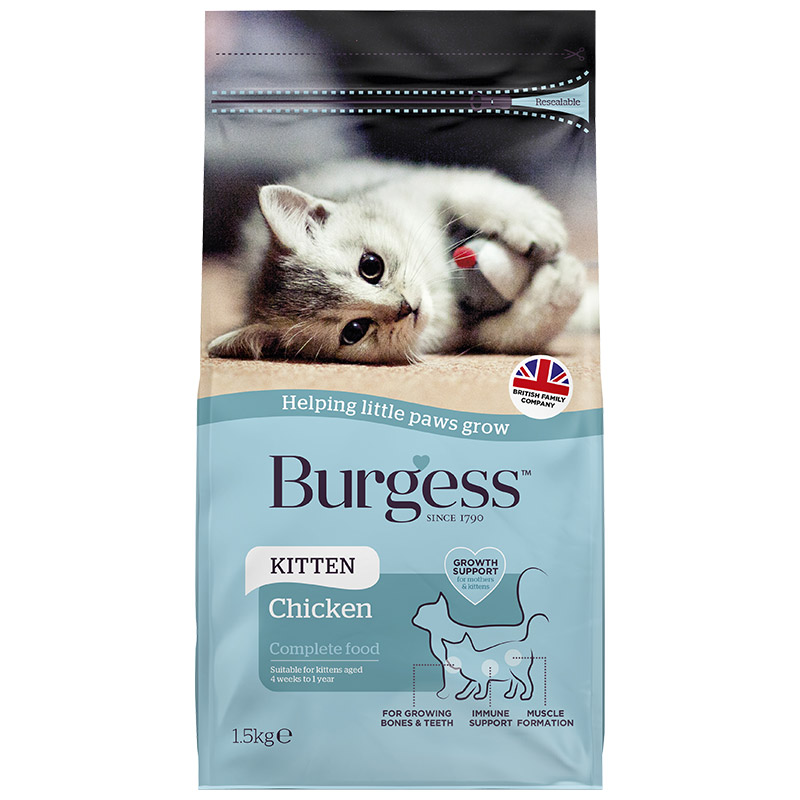 B66 Kitten Chicken 1.5kg - Burgess - Yappy Pets B66 Kitten Chicken 1.5kg - Burgess - Yappy Pets
