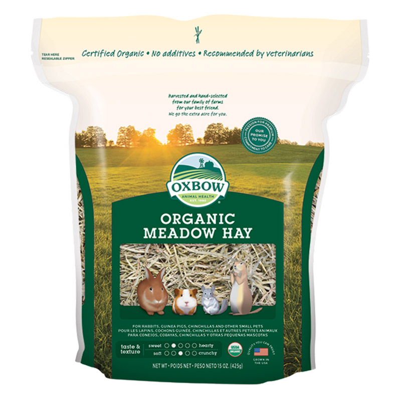 O61 Organic Meadow Hay 15oz - Oxbow - Yappy Pets O61 Organic Meadow Hay 15oz - Oxbow - Yappy Pets