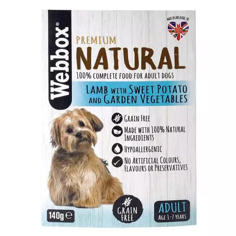 Webbox Naturals Tray Lamb, Sweet Potato & Garden Vegetables - Webbox - Adec Distribution Webbox Naturals Tray Lamb, Sweet Potato & Garden Vegetables - Webbox - Adec Distribution