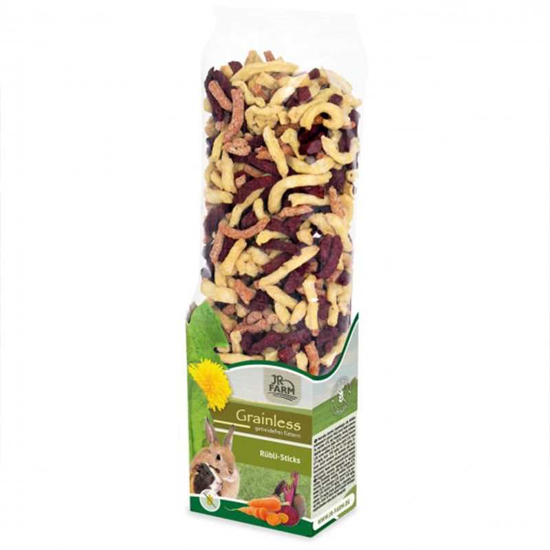 JR12704 JR Grainless Turnip Sticks 125 g (1) JR Farm Grainless Turnip Sticks (125g) - Image 1