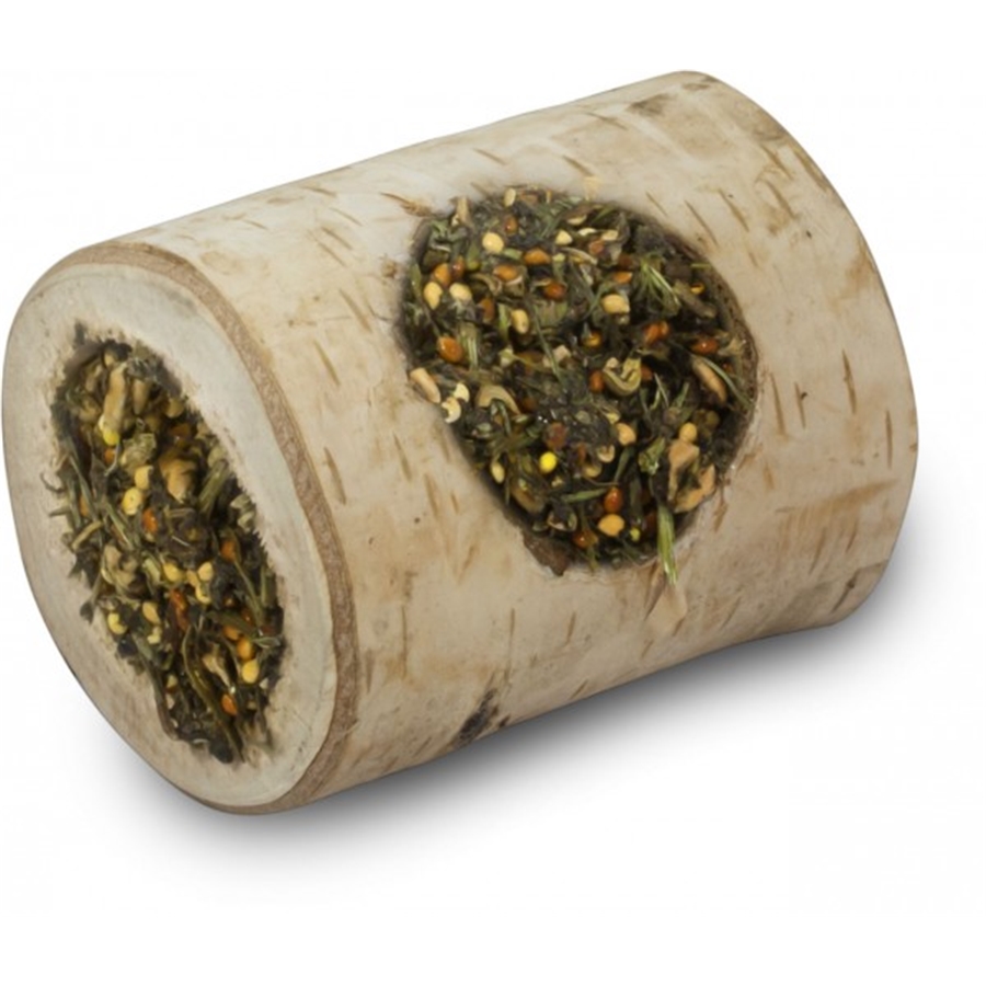 JR12711 JR Dandelion Nibbler Wooden Roll 100 g -1 JR Farm Dandelion Nibbler Wooden Roll (100g) - Image 1