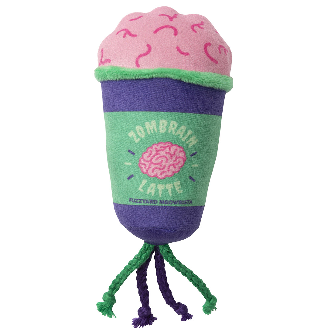 FY76306 FuzzYard Zombrain Latte Cat Toy FY76306 FuzzYard Zombrain Latte Cat Toy