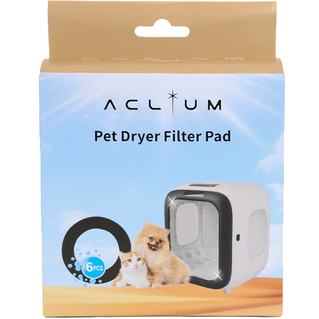 AC-A-29 Aclium Filter Cotton Pad for A-10 Pet Dryer (6 pieces) - Silversky (1) AC-A-29 Aclium Filter Cotton Pad for A-10 Pet Dryer (6 pieces) - Silversky