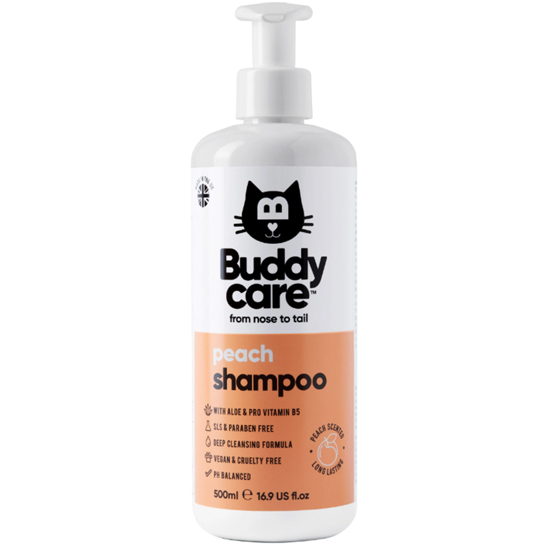 BD71000 Buddycare Peach Cat Shampoo (500ml) - Reinbiotech (1) BD71000 Buddycare Peach Cat Shampoo (500ml) - Reinbiotech