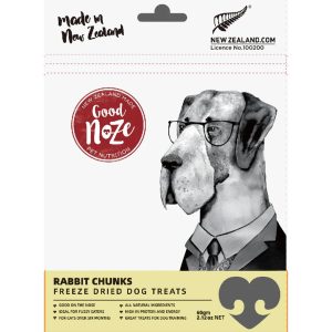 Good Noze Rabbit Chunks Dog Treats (60g)