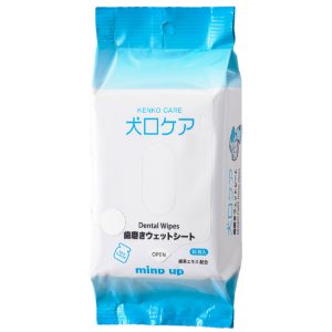 MU-908032 Mind Up KENKO CARE Dental Wipes For Dogs [30 Sheets]
