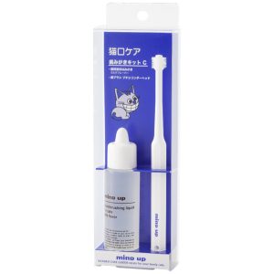 MU-995148 Mind Up NYANKO CARE Toothbrushing Kit C “Petit Cylinder” For Cats