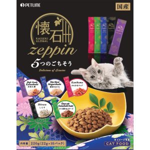 PL-34915 Delicious of 5 Tastes (10 x 22g) - Petline Kaiseki Zeppin 5 Tastes (10 x 22g)