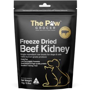 TPG-50789 The Paw Grocer Black Label Beef Kidney Cat & Dog Treats (72g)