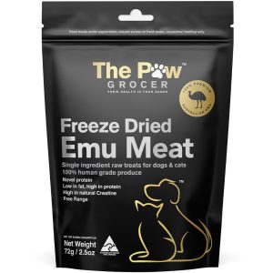 TPG-50802 The Paw Grocer Emu Freeze Dried Single Protein Cat & Dog Treats (Black Label) (1)