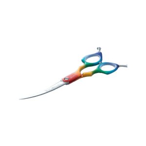 TI-SH008 True Iconic Minuet Rainbow Curve Shear (S) - Silversky
