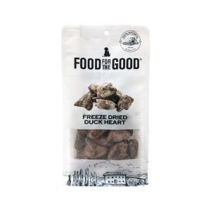 FFTG-8117 Food For The Good - Freeze Dried Duck Heart Cat & Dog Treats