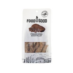 FFTG-9203 Food For The Good Freeze Dried Duck Fillet Cat & Dog Treats (100g)