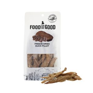 FFTG-9203 Food For The Good Freeze Dried Duck Fillet Cat & Dog Treats (100g)