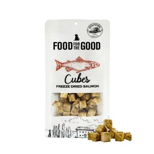 FFTG-9456 Food For The Good - Freeze Dried Salmon Cubes Cat & Dog Treats