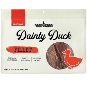 FFTG-9593 Food For The Good - Party Bag Duck Fillet Cat & Dog Treats