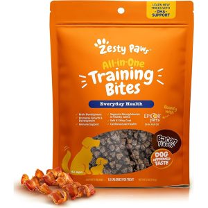 Z641 Zesty Paws All-in-One Training Bites (Bacon Flavour)