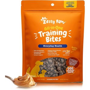 Z651 Zesty Paws All-in-One Training Bites Peanut Butter Flavour)